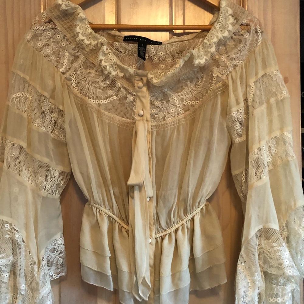 Robert Rodriguez Silk Blouse